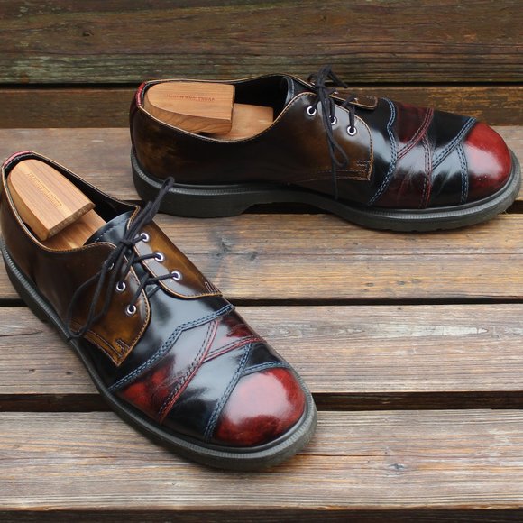 Dr. Martens Other - VTG Doc Marten’s 'Stax' Red Navy & Brown Derby GUC